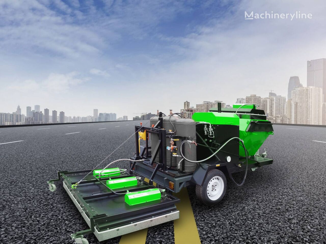 nieuw Ticab Asphalt PATCHING MACHINE MIRA-3 (with trailer) asfalt heater