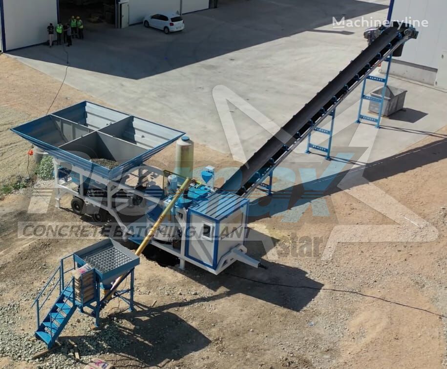nieuw Promax Mobile Concrete Batching Plant M35-PLNT (35m3/h) betoncentrale