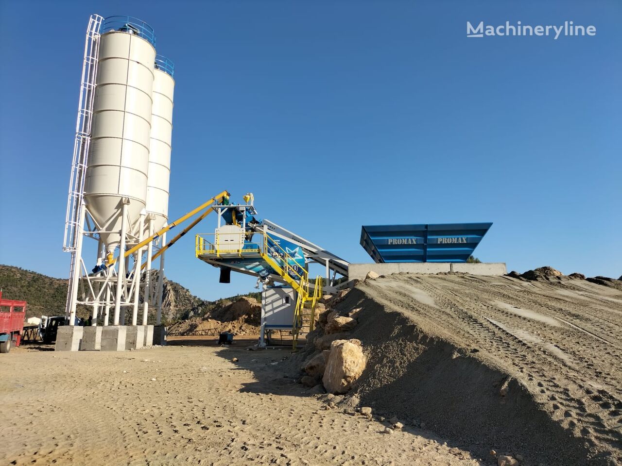 nieuw Promax Mobile Concrete Batching Plant M60-SNG (60m³/h) betoncentrale
