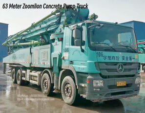 Zoomlion 63 Meter Concrete Pump Trucks for Sale in Guinea betonpomp