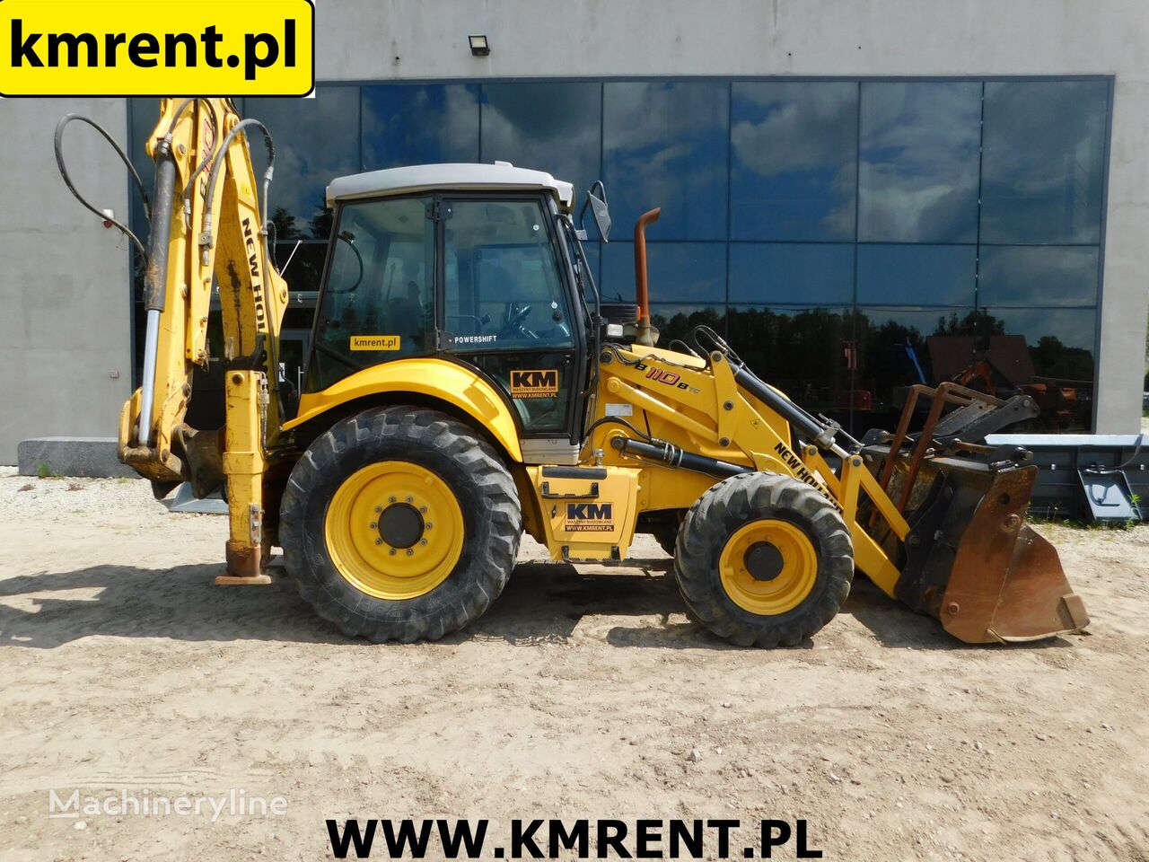 NEW HOLLAND B 110 B KOPARKO-ŁADOWARKA | JCB 3CX CAT 432 428 VOLVO BL 71 ...