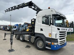 Scania R420 6x2 TRACTOR + CRANE HIAB 377 E6-HIPRO - RETARDER - LIFT + S mobiele kraan