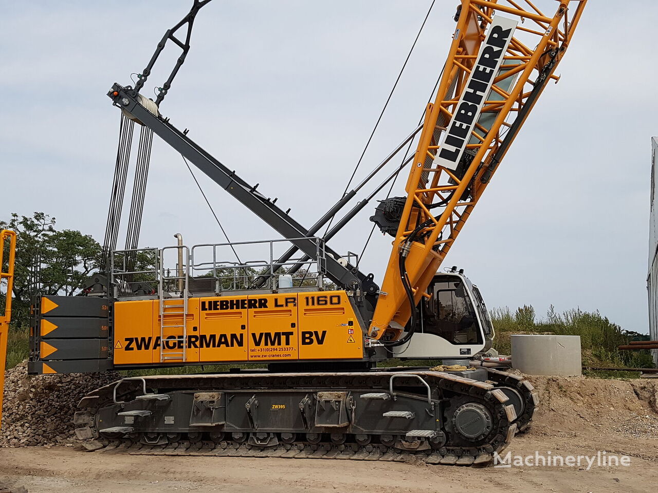 Liebherr LR 1160 rupsband kraan