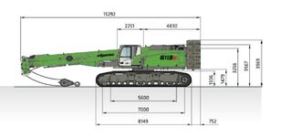 Sennebogen 6113 rupsband kraan