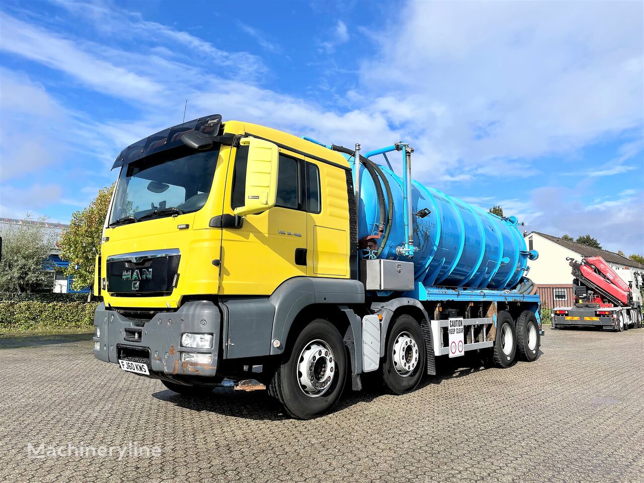 MAN Vacuum Truck - Water PUMP 18.000 liters - 8x4 hogedrukspoelwagen