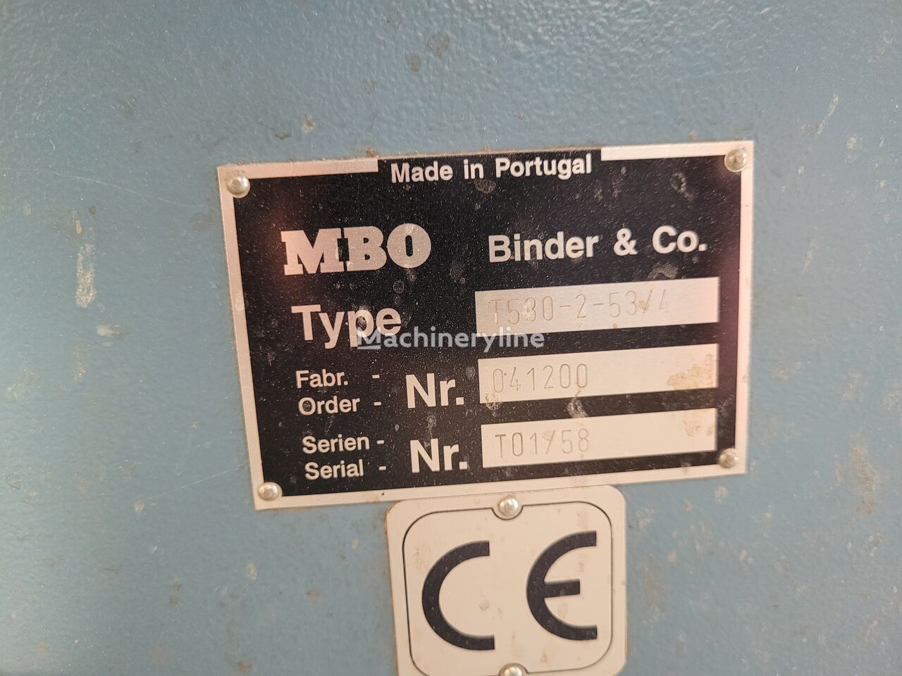 MBO T530-R vouwmachine