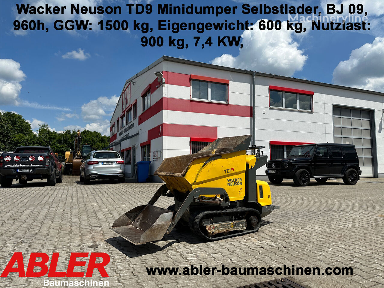 Wacker Neuson TD9 Minidumper Mit Frontlader Te Koop Duitsland Aichach ...