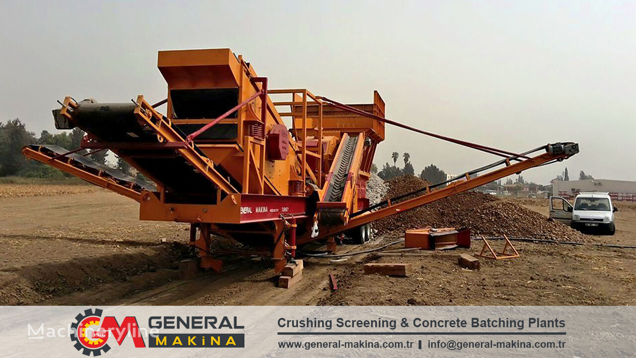 nieuw General Makina GNR800 Stone Crusher mobiele breekinstallatie